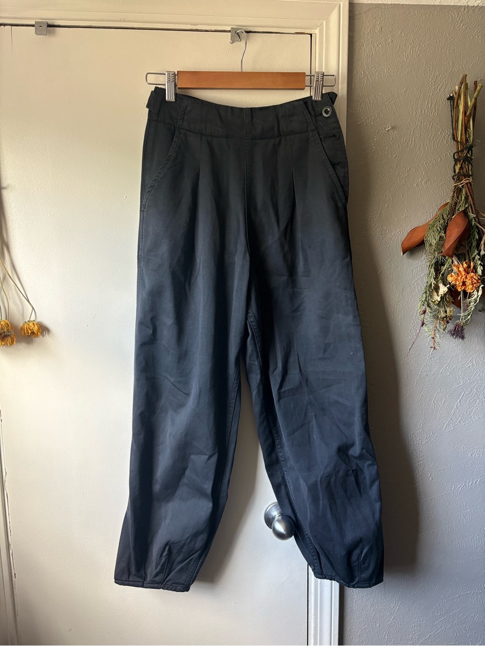 Ag Adriano Goldschmied Black Tapered Chinos